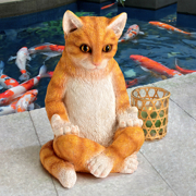 Image Thumbnail for ZEN KITTY MEDITATING CAT STATUE